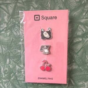 Enamel pin set